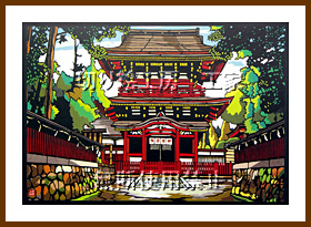 大貞八幡薦神社切り絵