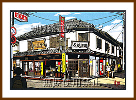 昭和の町商店街3切り絵