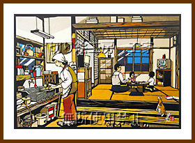 昭和の夢町3丁目館/昭和の暮し切り絵