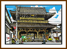真宗大谷派四日市別院（東別院）切り絵