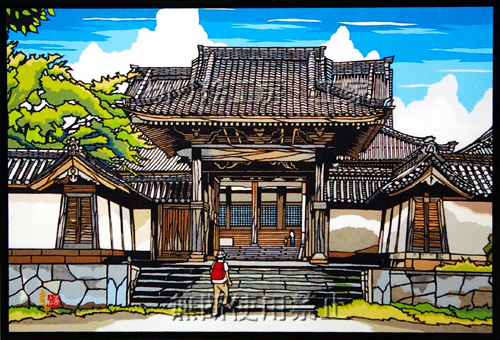 浄土真宗大谷派四日市別院（西別院）切り絵