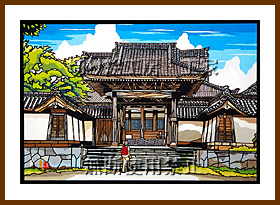 浄土真宗大谷派四日市別院（西別院）切り絵