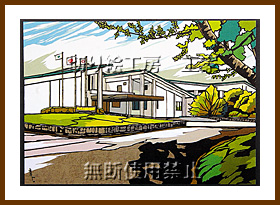 大分県立博物館切り絵