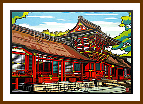 宇佐神宮（国宝）切り絵
