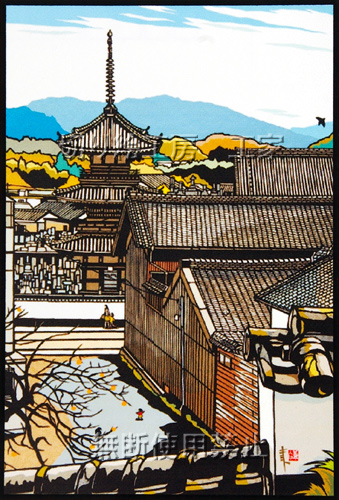 臼杵の秋切り絵